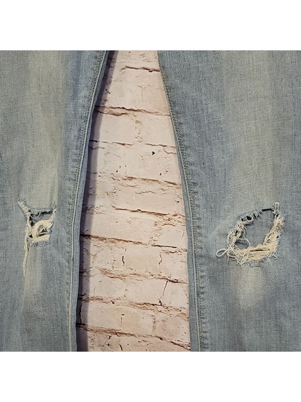 Excellent Lucky Brand distressed skinny jeans sz 26 - Picture 4 of 8
